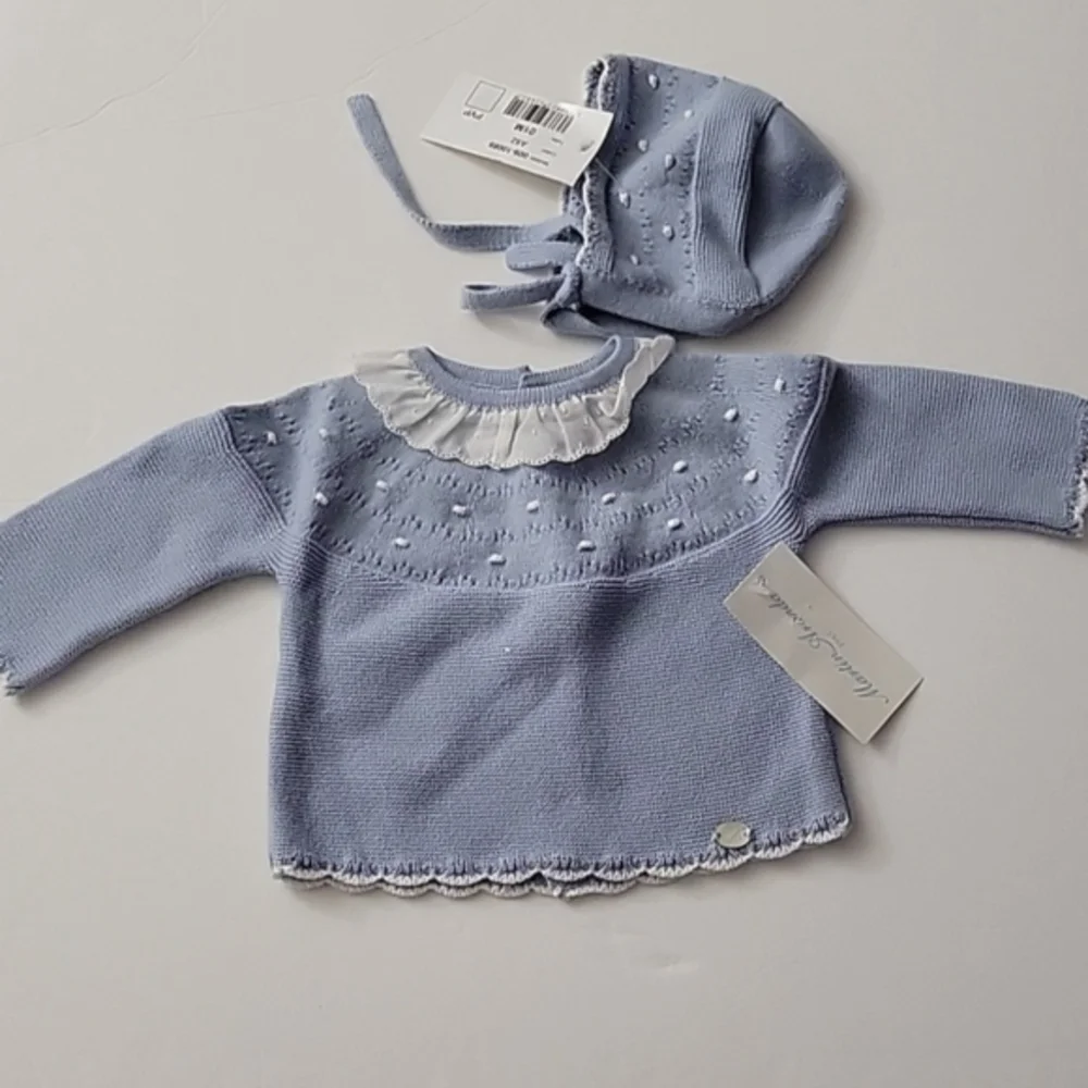 Martin Aranda Pale Blue 2 Piece Outfit Size 1 Months